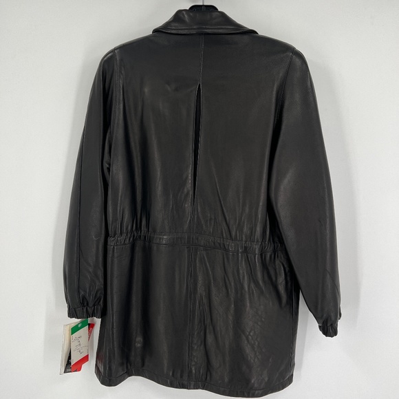 Men's Real Leather Jacket with DuPont Insulation - Picture 5 of 13